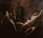 Johann Heinrich Fuseli Theodore Meets in the Wood the Spectre of His Ancestor Guido Cavalcanti oil painting